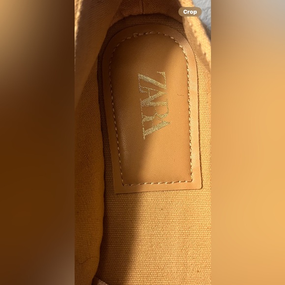 Zara Canvas Tan Colored Loafer w/ Embellishments!! - Picture 12 of 14